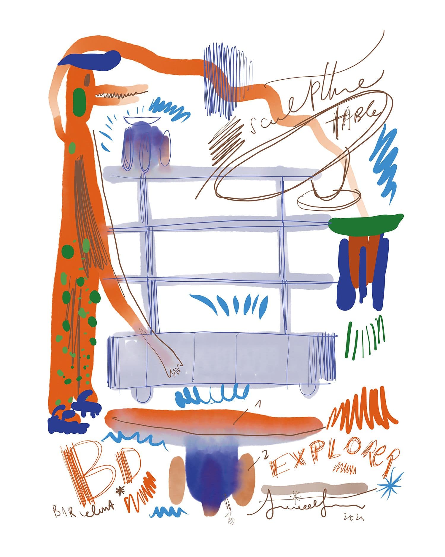 Bdbarcelona Explorercabinet Illustration By Jaime Hayon3